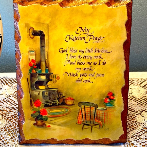 Vintage Accents Vintage Kitchen Prayer Plaque Poshmark